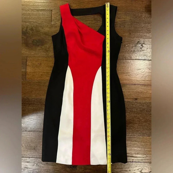 Cartise Red/Black/White Dress- size 6 - Picture 6 of 7